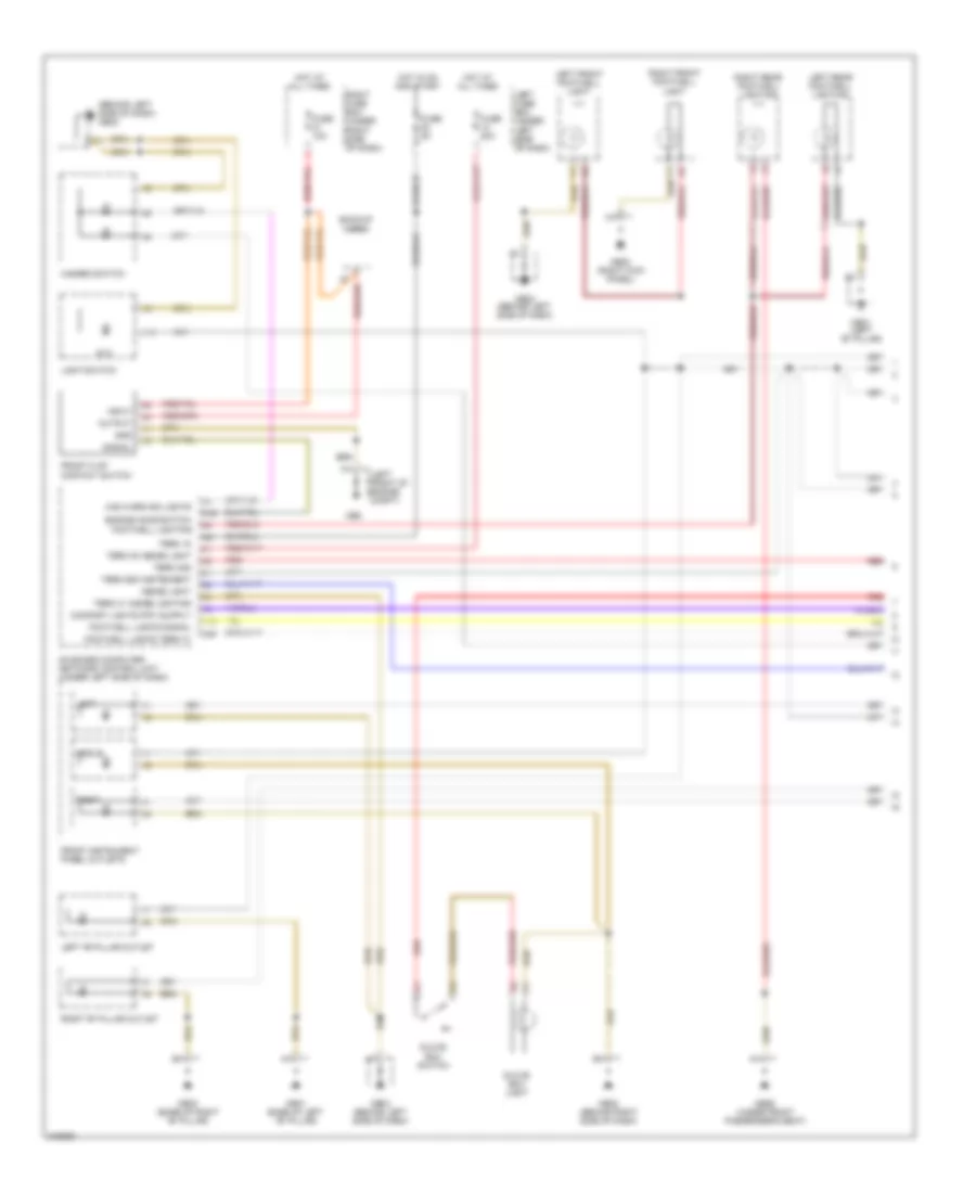 Interior Lights Wiring Diagram 1 of 5 for Porsche Cayenne Turbo 2006