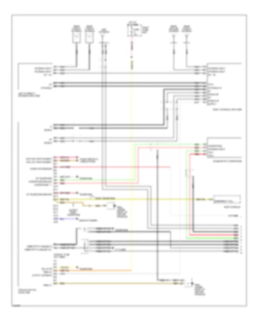 Navigation Wiring Diagram 1 of 3 for Porsche Cayenne Turbo 2006
