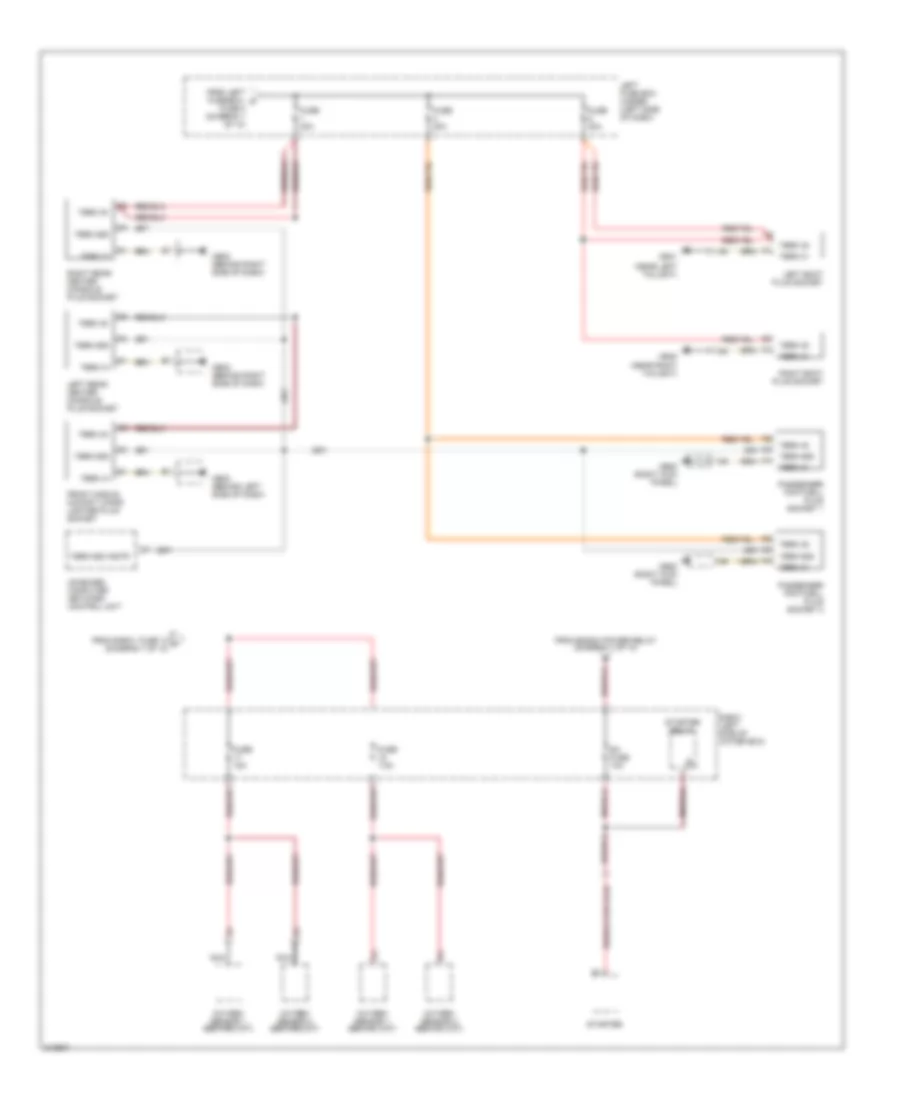 Power Distribution Wiring Diagram (8 of 10) for Porsche Cayenne Turbo 2006