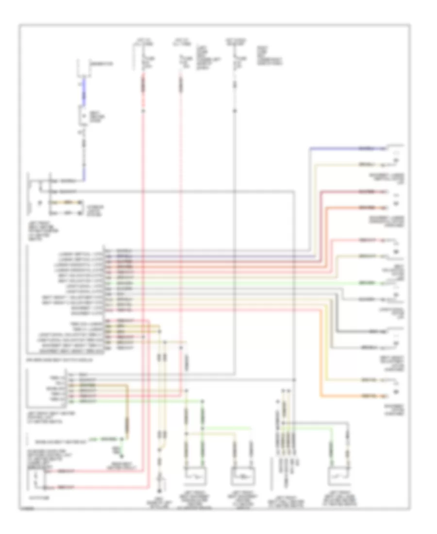 Driver Power Seat Wiring Diagram for Porsche Cayenne Turbo 2006