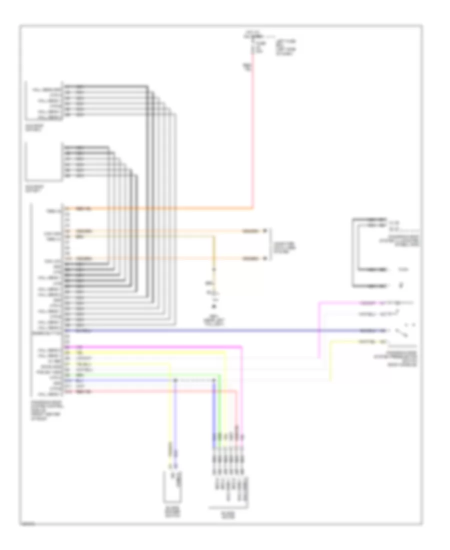 Panoramic Roof Wiring Diagram for Porsche Cayenne Turbo 2006