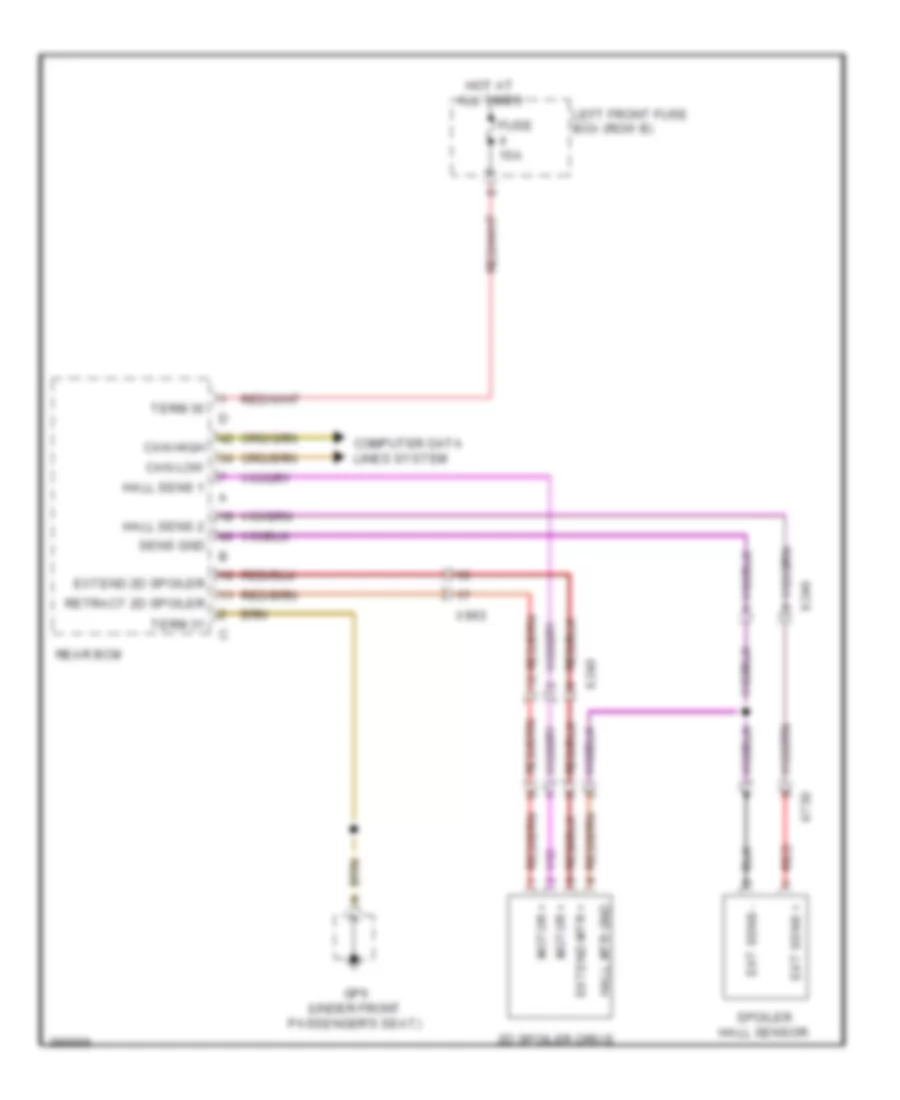 Active Bodyworks Wiring Diagram for Porsche 911 Carrera GTS 2012