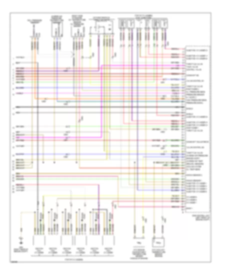 3.8L Twin Turbo, Engine Performance Wiring Diagram (5 of 5) for Porsche 911 Carrera GTS 2012