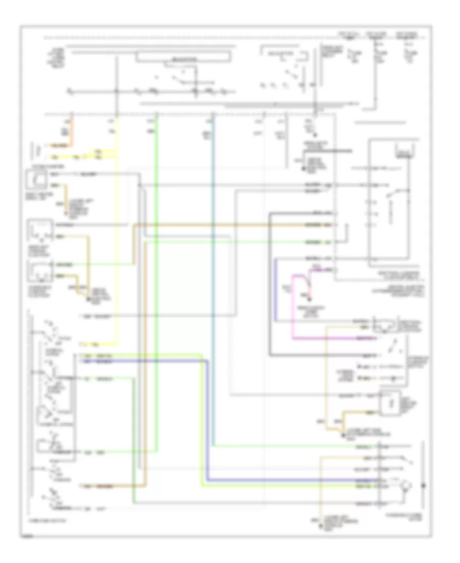 Передняя Схема Шайбы Дворника/Шайбы и Фары для Porsche 928 GT 1991