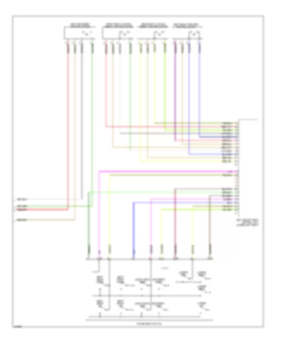 Memory Seat Wiring Diagram 2 of 2 for Porsche Cayman S 2006