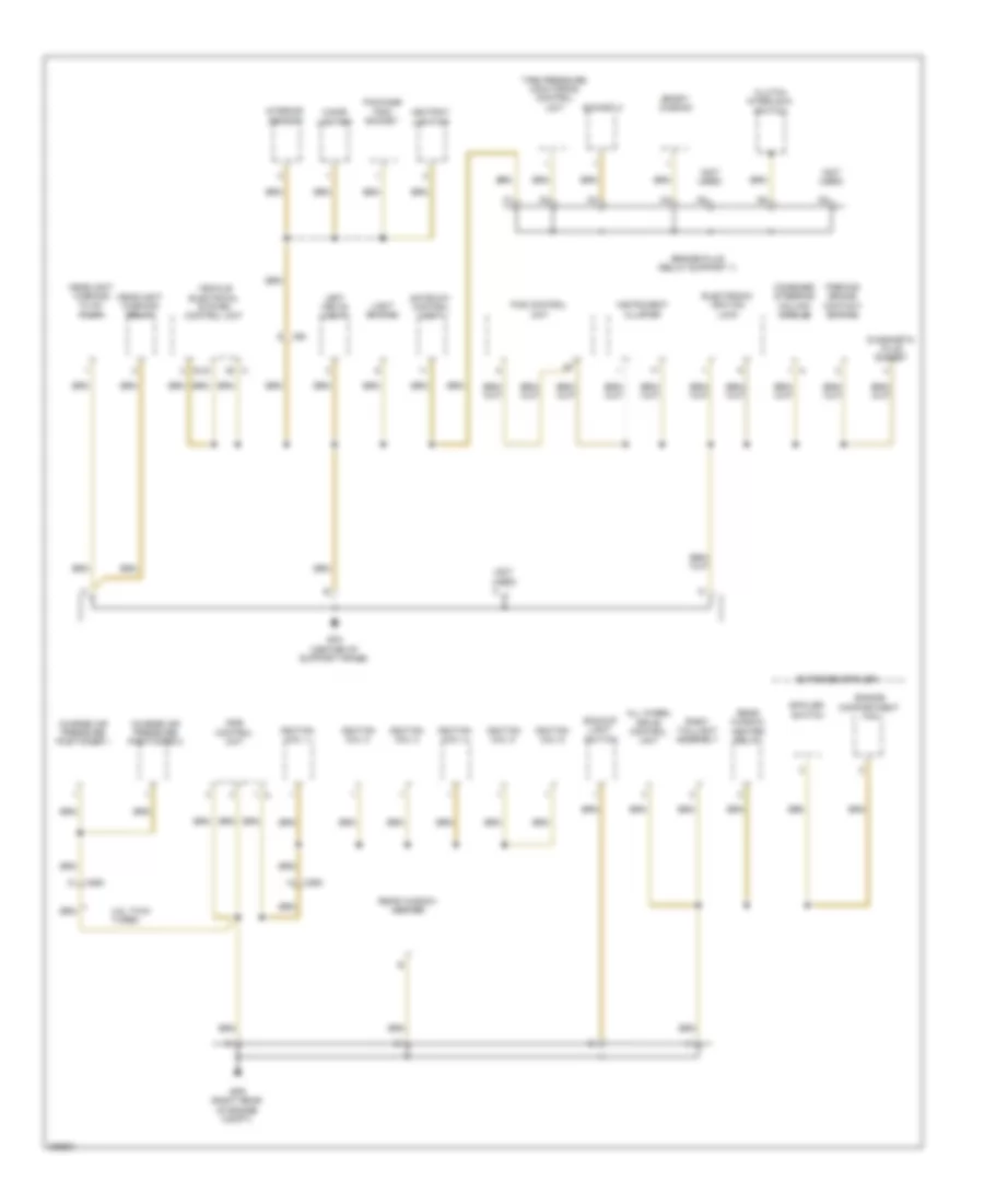 Ground Distribution Wiring Diagram Early Production 2 of 4 for Porsche 911 Targa 4 2012