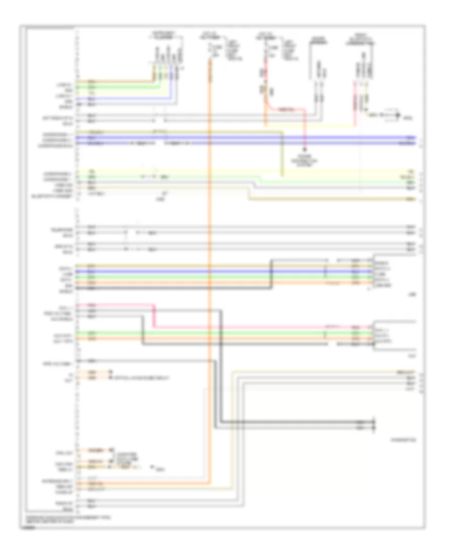 Premium Radio Wiring Diagram, Late Production with Bose (1 of 3) for Porsche 911 Targa 4S 2012