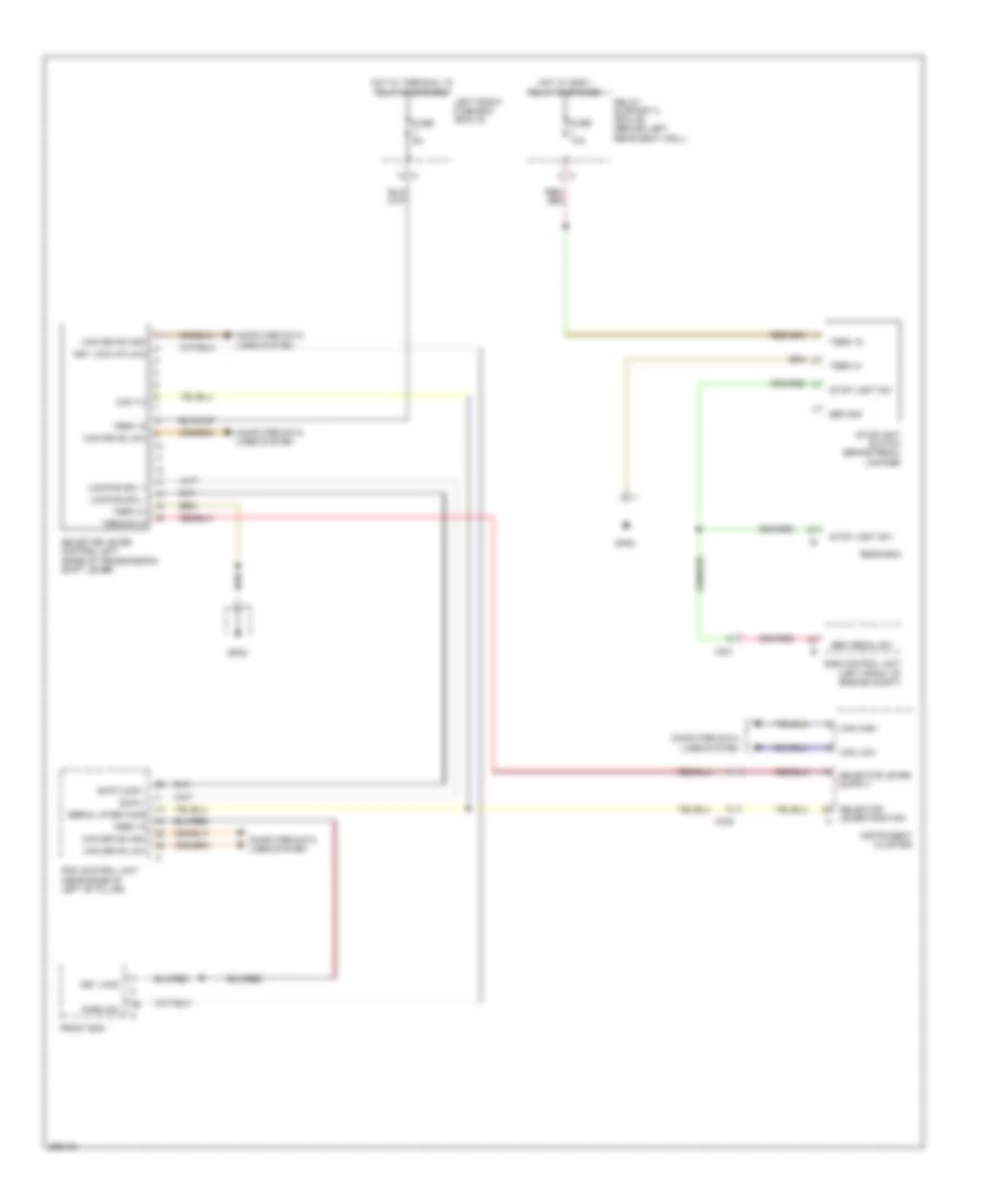 Shift Interlock Wiring Diagram, Late Production for Porsche 911 Turbo 2012