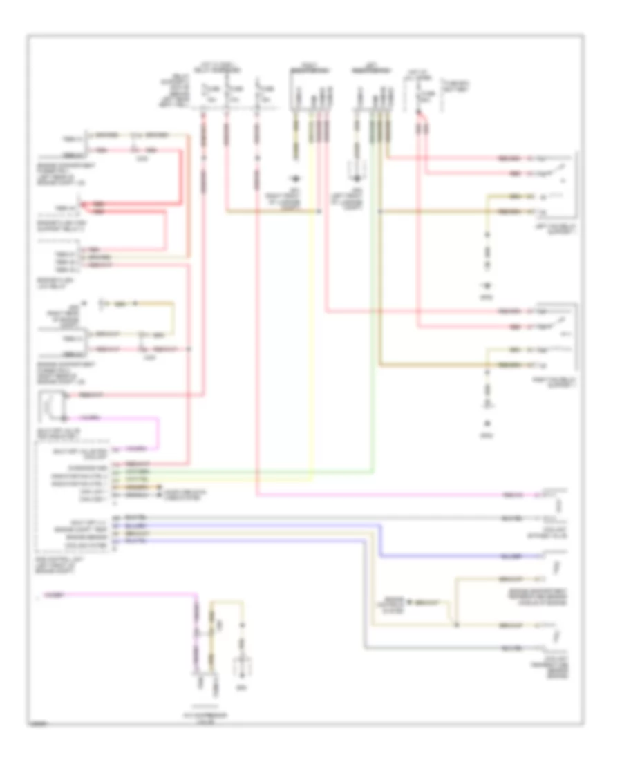 Automatic A C Wiring Diagram Late Production 3 of 3 for Porsche 911 Turbo 2012