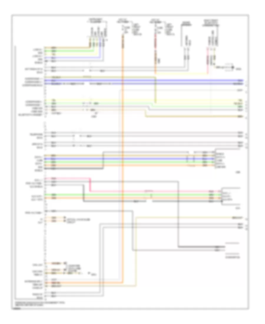 Navigation Wiring Diagram, with Burmester (1 of 4) for Porsche 911 Turbo 2012