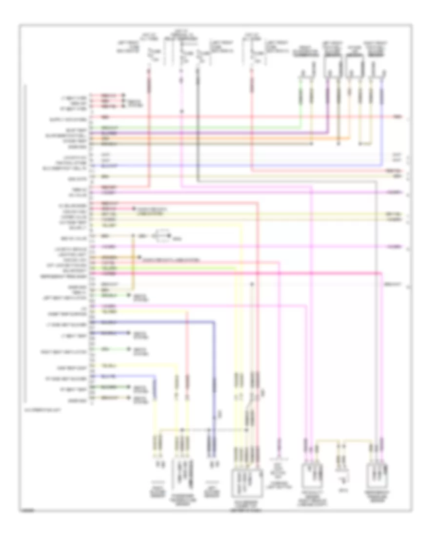 Automatic A C Wiring Diagram Late Production 1 of 3 for Porsche 911 Turbo S 2012