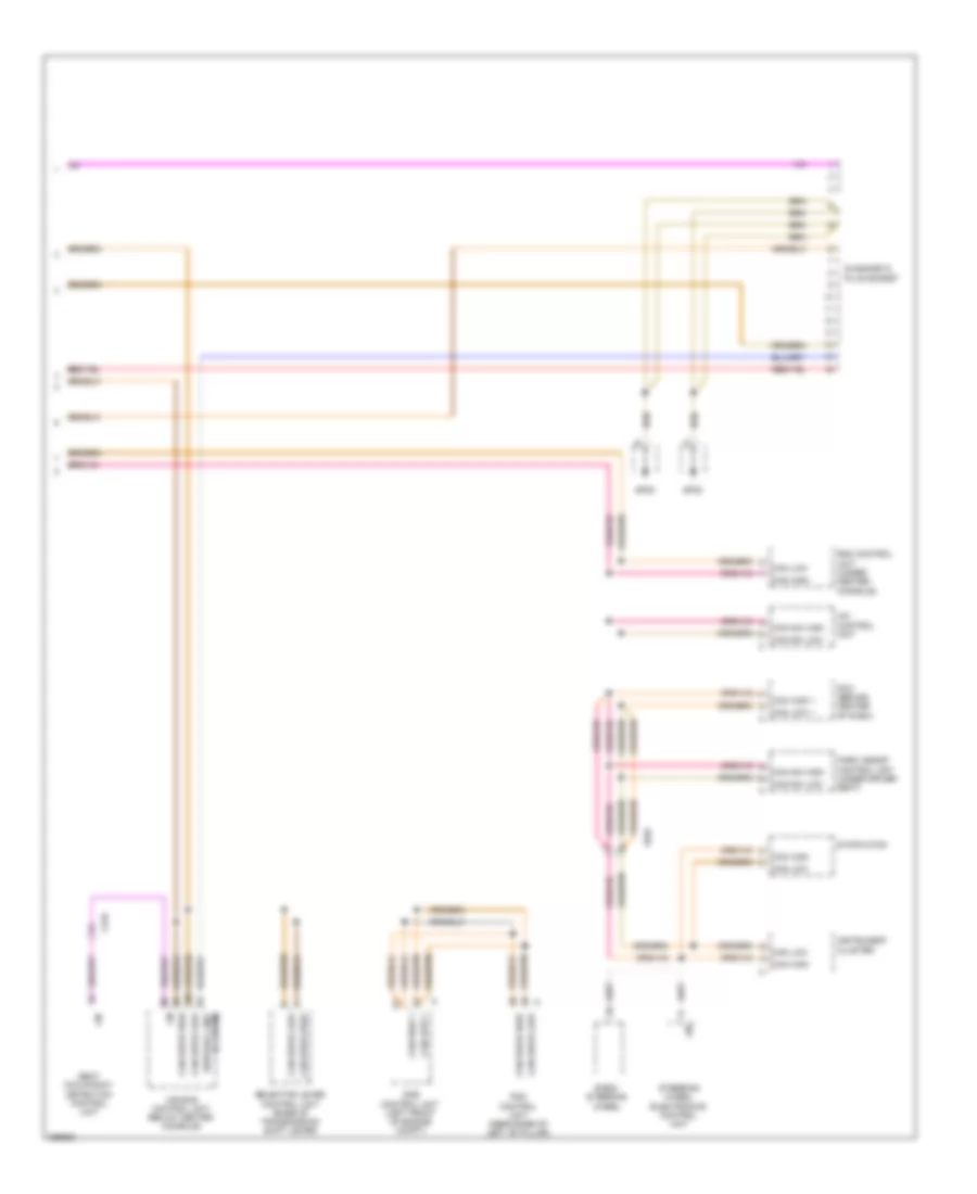 Computer Data Lines Wiring Diagram, Late Production (2 of 2) for Porsche 911 Turbo S 2012