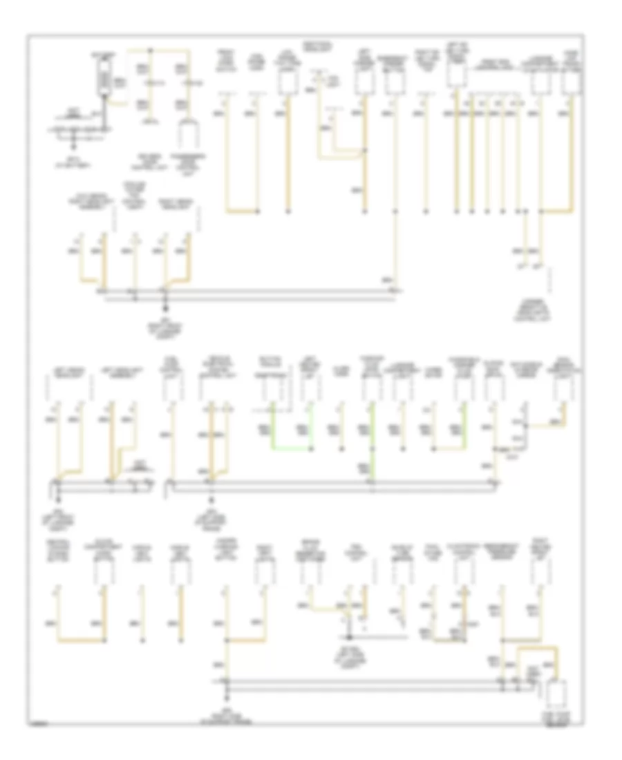 Ground Distribution Wiring Diagram Early Production 1 of 4 for Porsche 911 Turbo S 2012