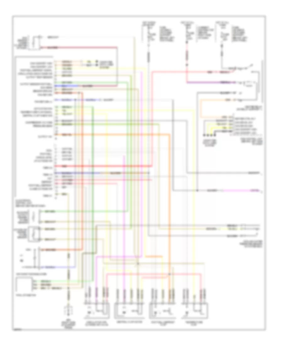 Automatic A C Wiring Diagram 1 of 2 for Porsche 911 GT3 2007