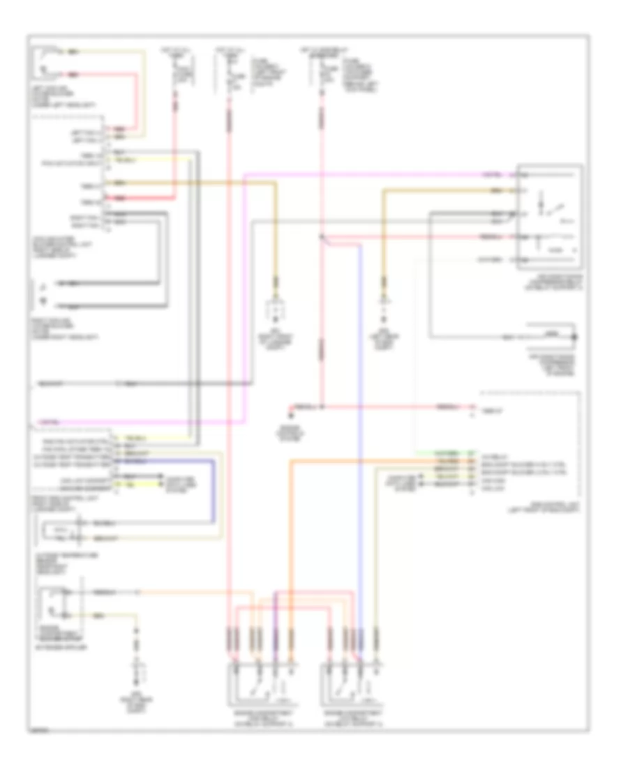 Automatic A C Wiring Diagram 2 of 2 for Porsche 911 Turbo 2007