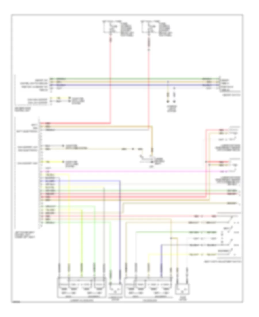 Driver s Memory Seat Wiring Diagram 1 of 2 for Porsche 911 Turbo 2007