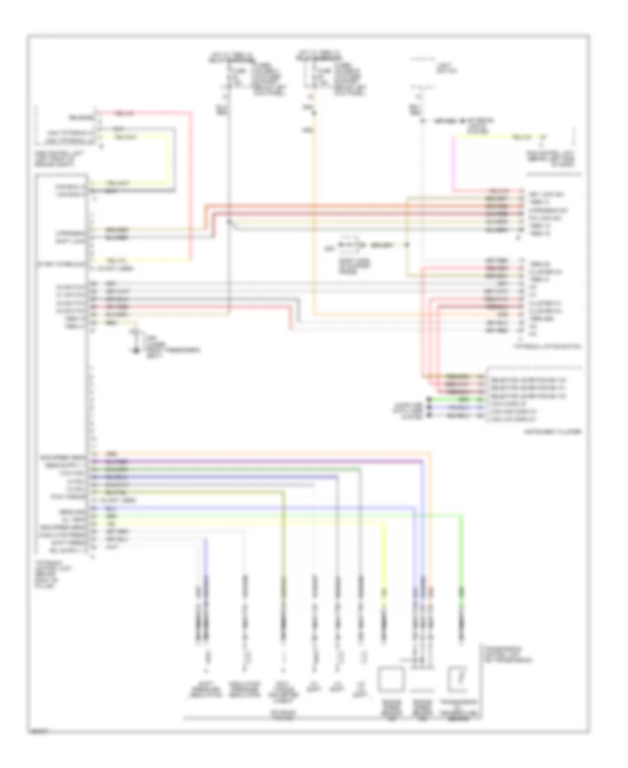 A T Wiring Diagram 1 of 2 for Porsche 911 Turbo 2007