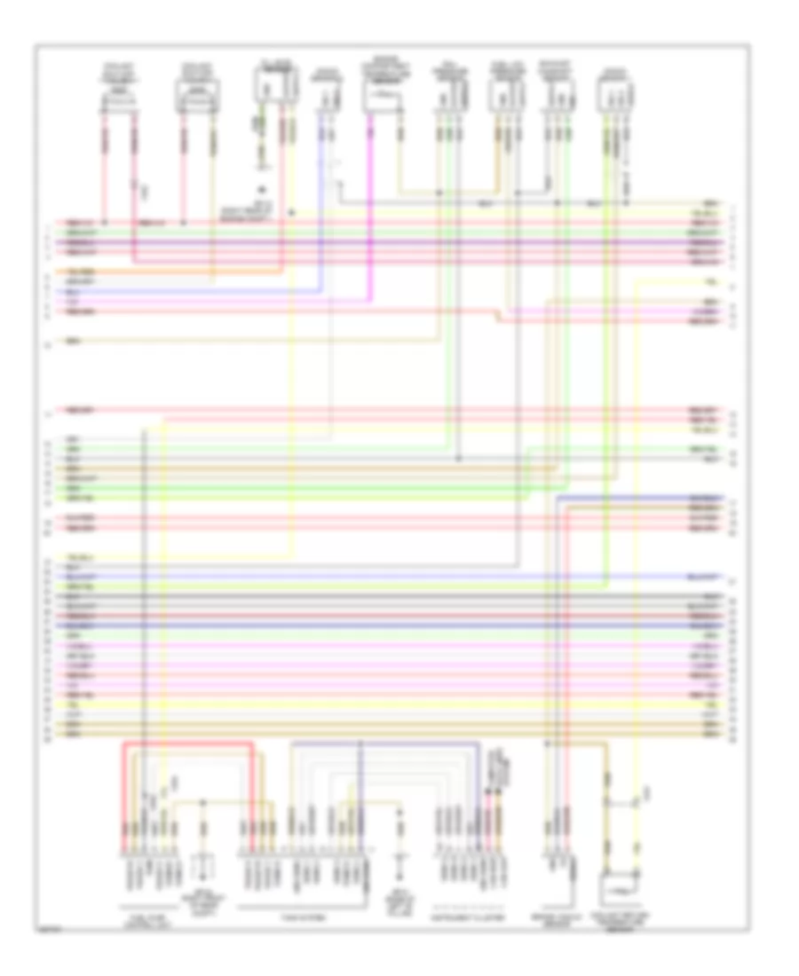 3.6L, Engine Performance Wiring Diagram (3 of 5) for Porsche Cayenne 2012