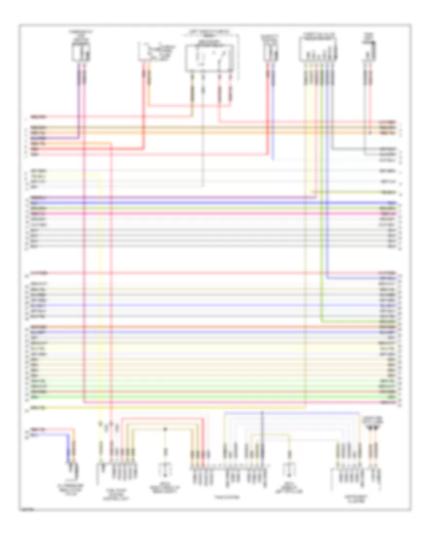 4.8L, Engine Performance Wiring Diagram (4 of 5) for Porsche Cayenne 2012