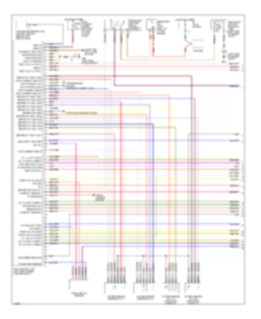 3.4L, Engine Performance Wiring Diagram (1 of 3) for Porsche Cayman 2007