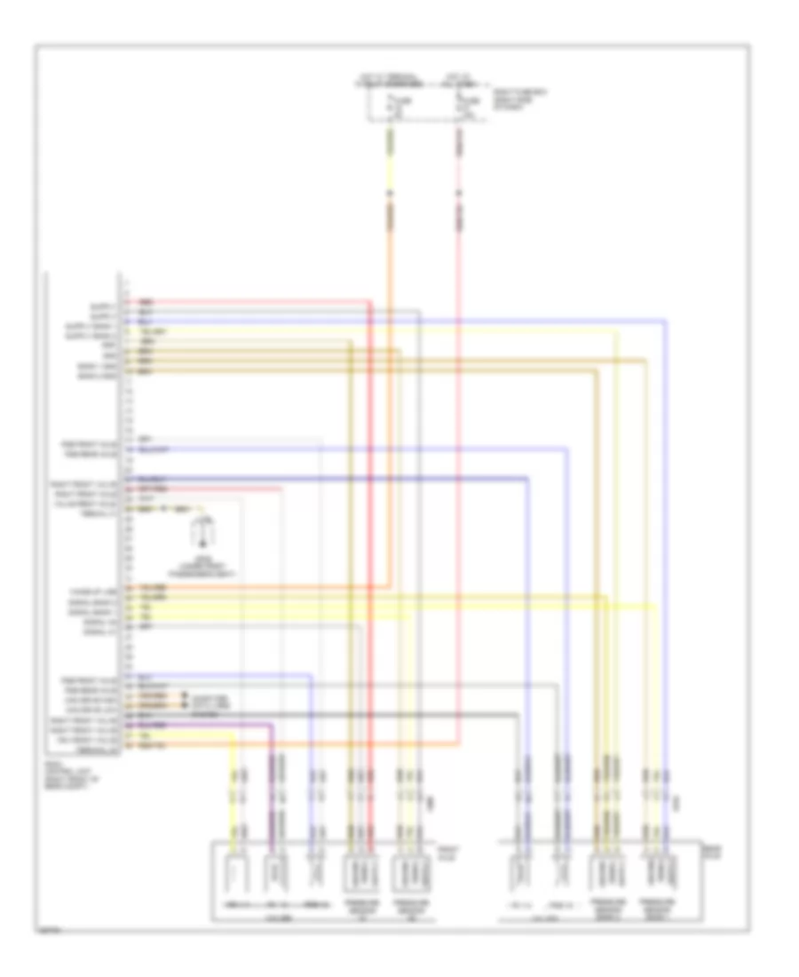 Dynamic Chassis Control Wiring Diagram for Porsche Cayenne Turbo 2012