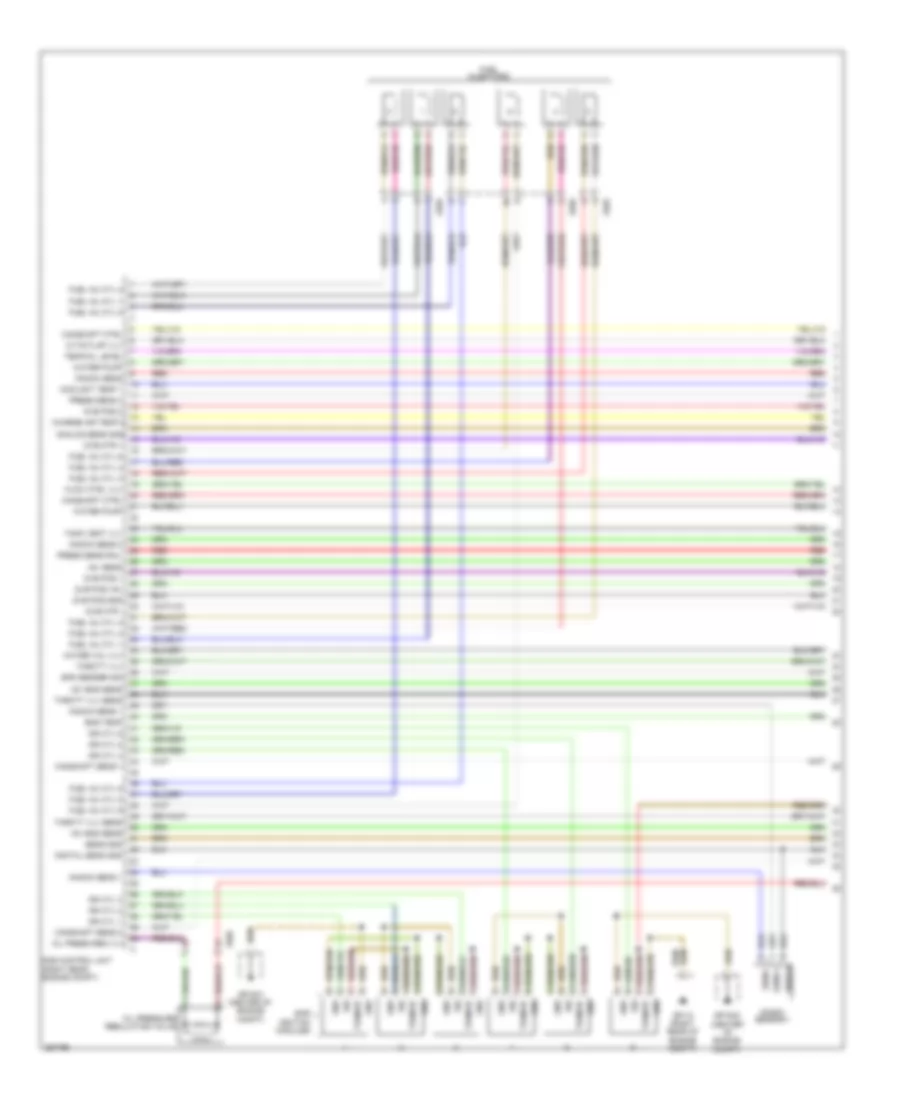 3 0L Hybrid Engine Performance Wiring Diagram 1 of 9 for Porsche Cayenne Turbo 2012