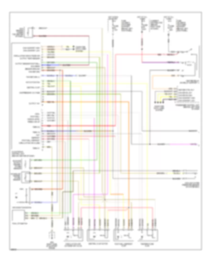 Automatic A C Wiring Diagram 1 of 2 for Porsche 911 Carrera 2008