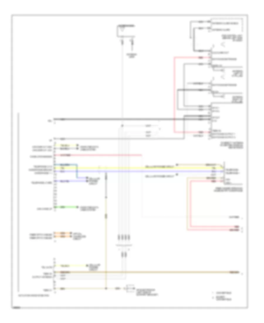 Radio Wiring Diagram, with Navigation, with Bose (1 of 2) for Porsche 911 Carrera 2008