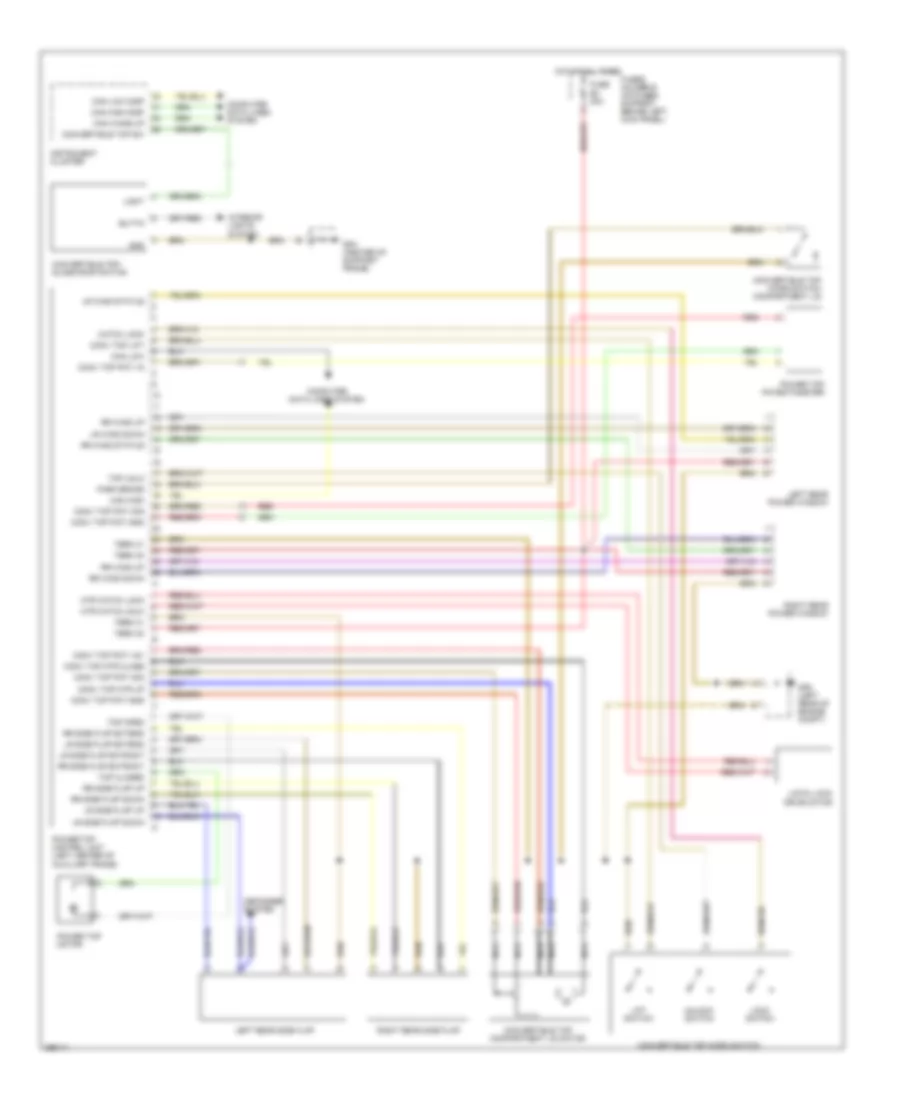 Convertible Top Wiring Diagram for Porsche 911 Carrera 4 2008