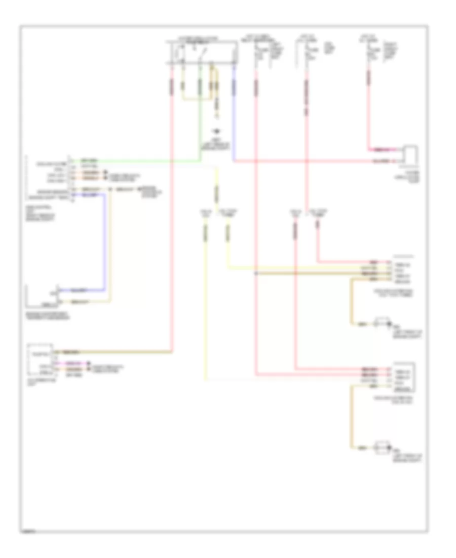 Cooling Fan Wiring Diagram Except Hybrid for Porsche Panamera 2012