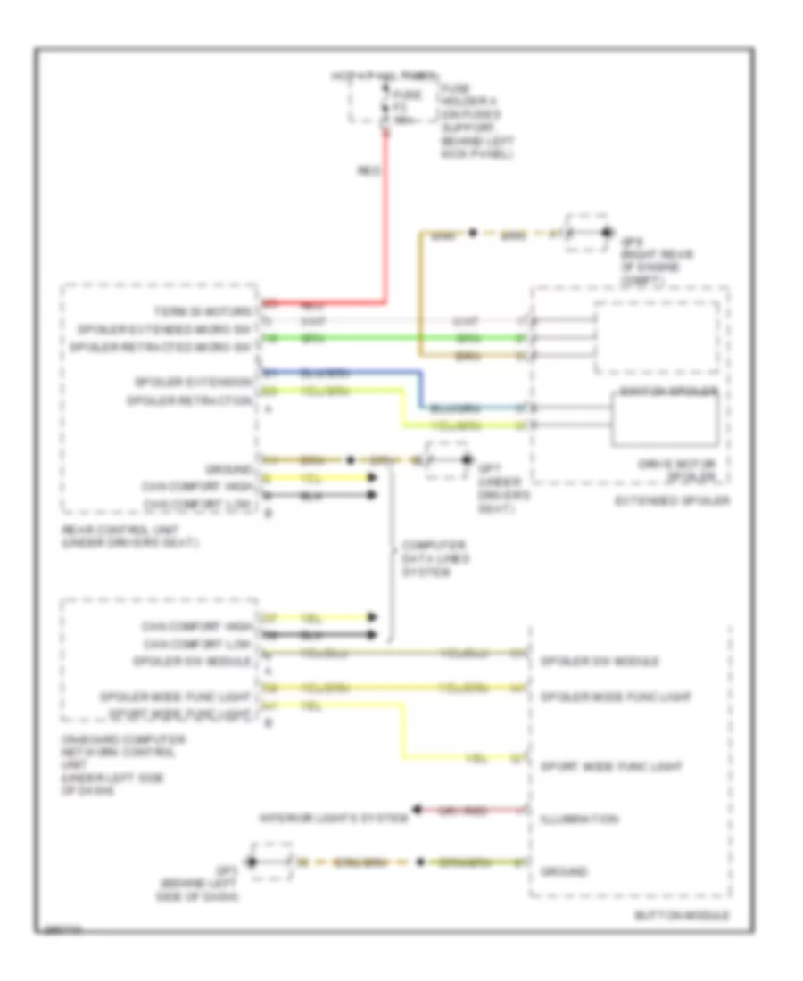 Active Bodyworks Wiring Diagram for Porsche 911 Carrera S 2008