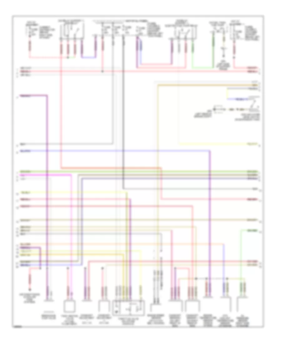 3.6L, Engine Performance Wiring Diagram (2 of 3) for Porsche 911 GT3 RS 2008