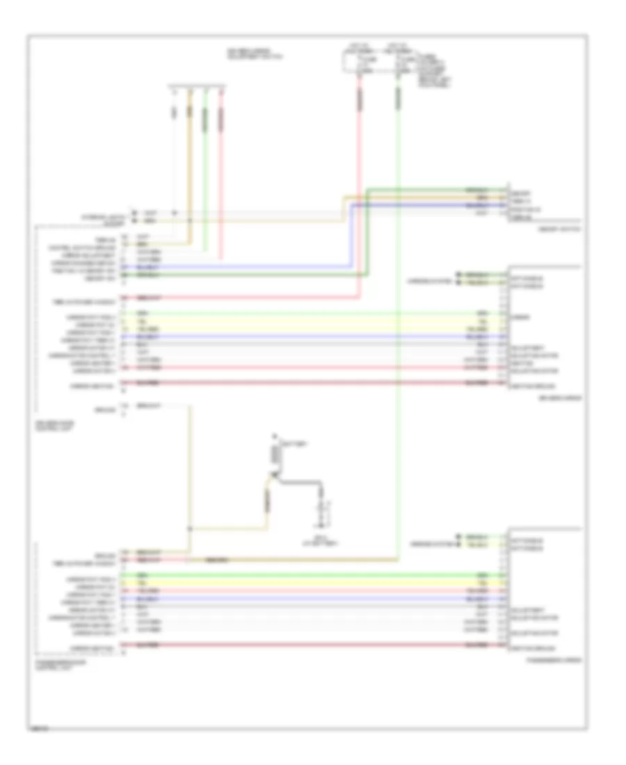 Memory Mirrors Wiring Diagram for Porsche 911 GT3 RS 2008