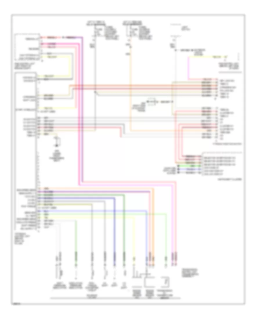 A T Wiring Diagram 1 of 2 for Porsche 911 GT3 RS 2008