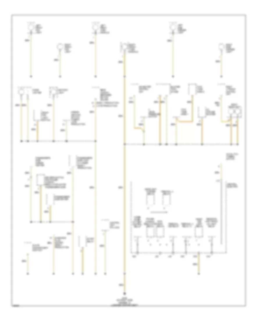 Ground Distribution Wiring Diagram 1 of 6 for Porsche 911 Carrera 1995