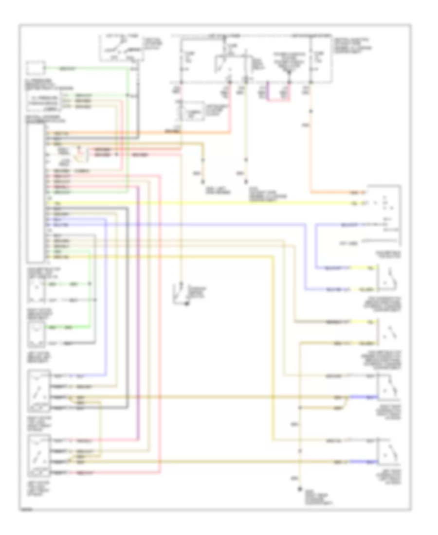 Convertible Top Wiring Diagram for Porsche 911 Carrera 1995