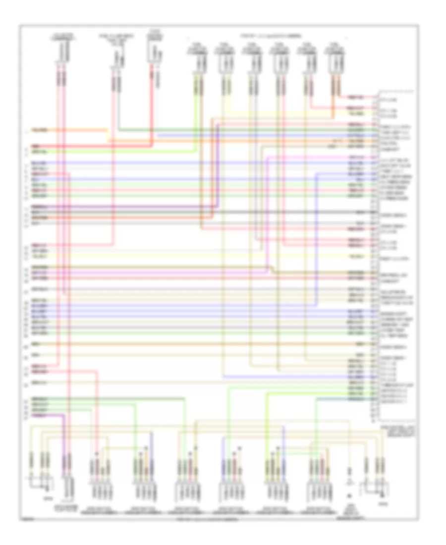 3.8L, Engine Performance Wiring Diagram (6 of 6) for Porsche 911 Carrera 2013