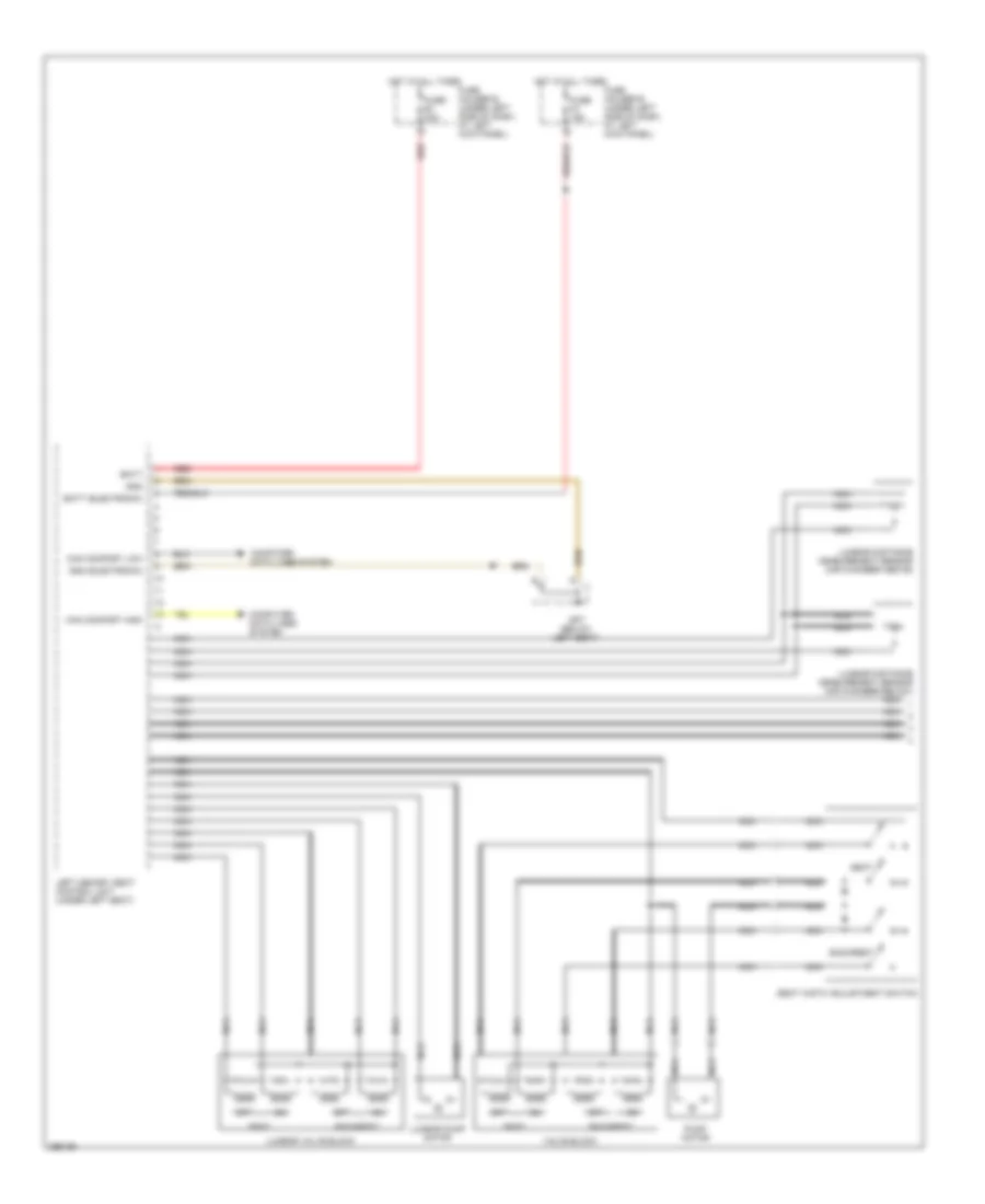 Memory Seat Wiring Diagram (1 of 2) for Porsche Boxster 2008