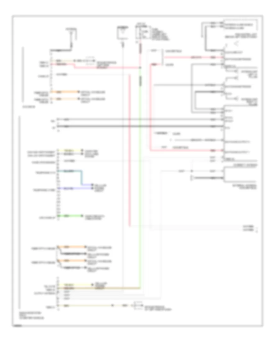 Radio Wiring Diagram, with Bose without Navigation (1 of 2) for Porsche Boxster 2008