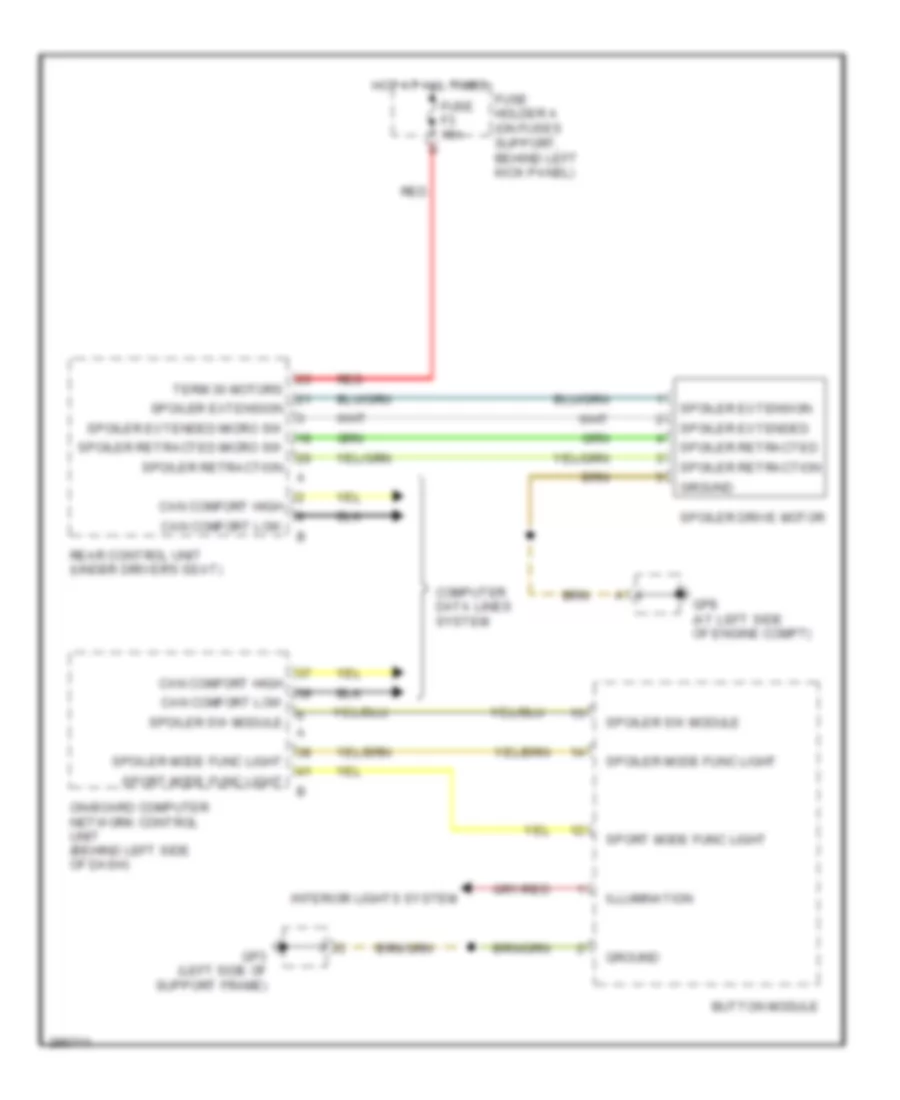 Active Bodyworks Wiring Diagram for Porsche Boxster S 2008
