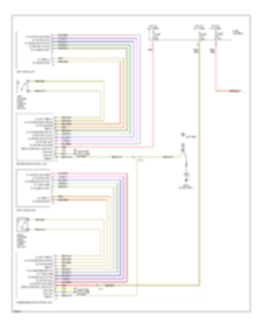 Power Door Locks Wiring Diagram with Turbo 2 of 2 for Porsche 911 Carrera 4S 2013