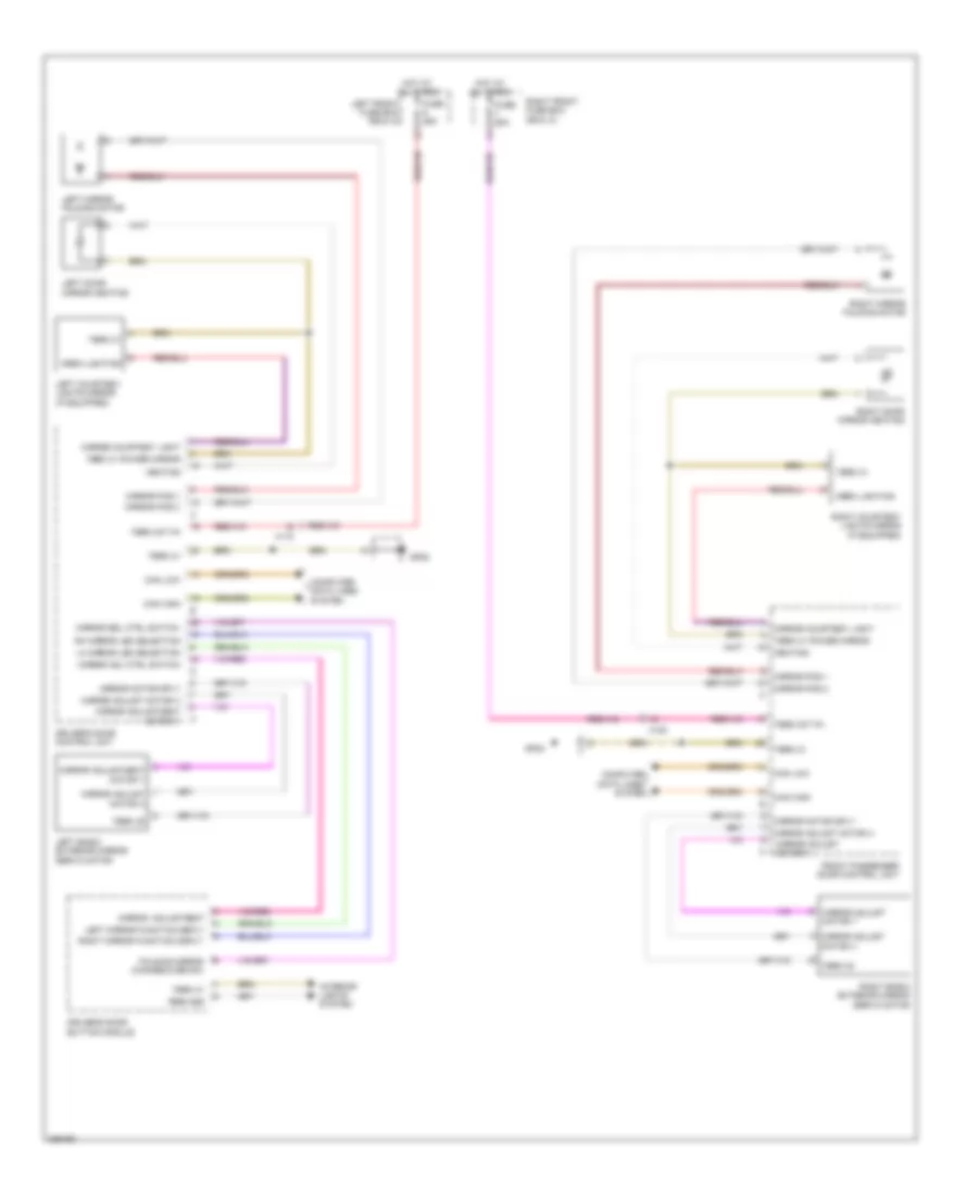 Power Mirrors Wiring Diagram without Turbo for Porsche 911 Carrera 4S 2013