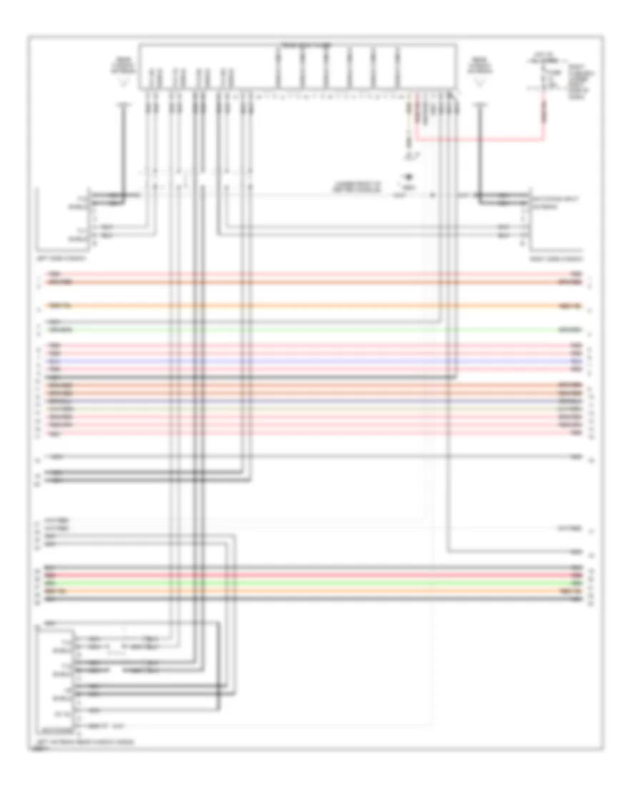 Navigation Wiring Diagram (3 of 4) for Porsche Cayenne 2008
