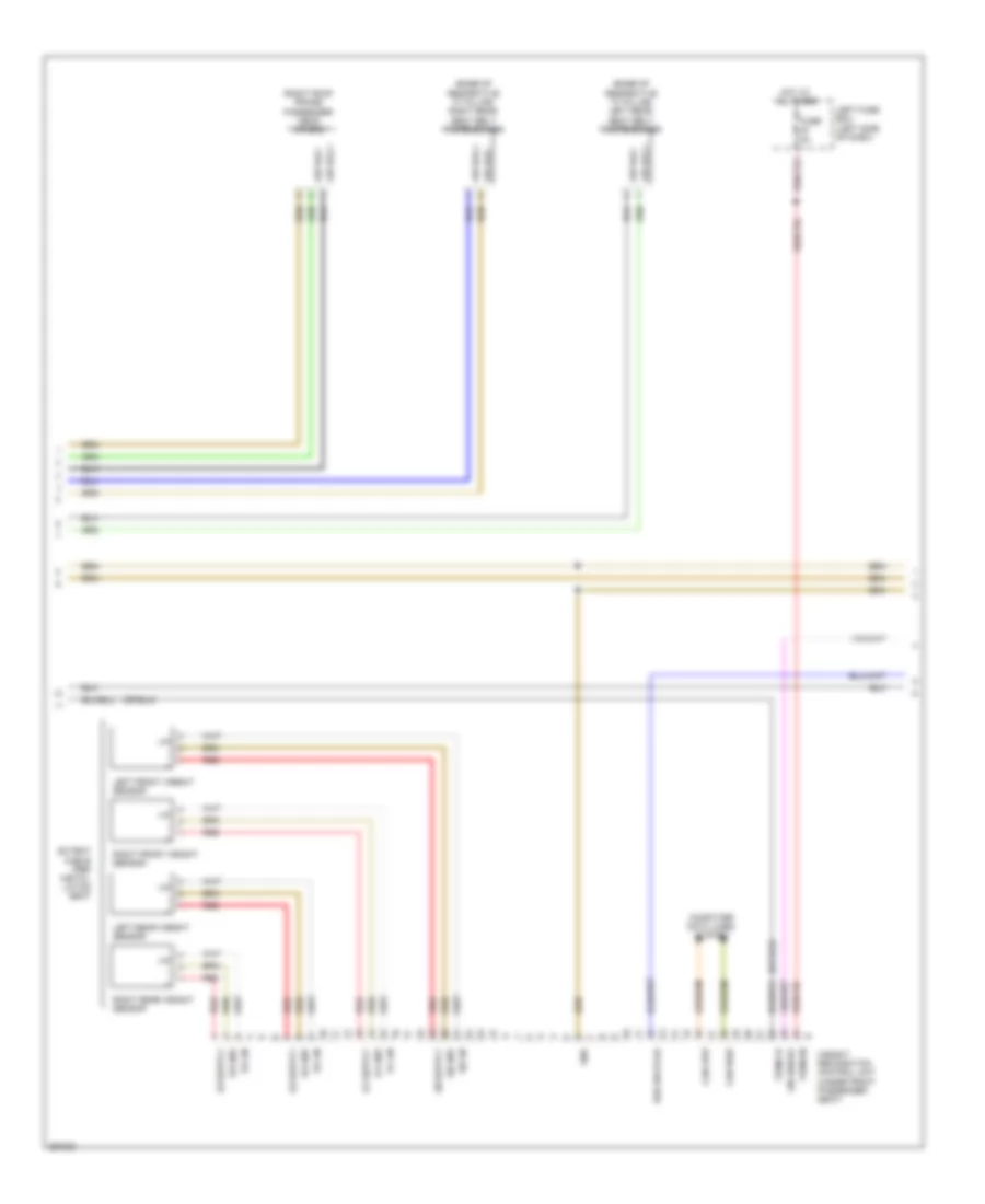 Supplemental Restraints Wiring Diagram (2 of 3) for Porsche Cayenne 2008