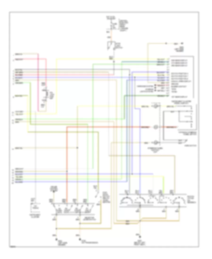 Transmission Wiring Diagram 2 of 2 for Porsche 911 Turbo 1996