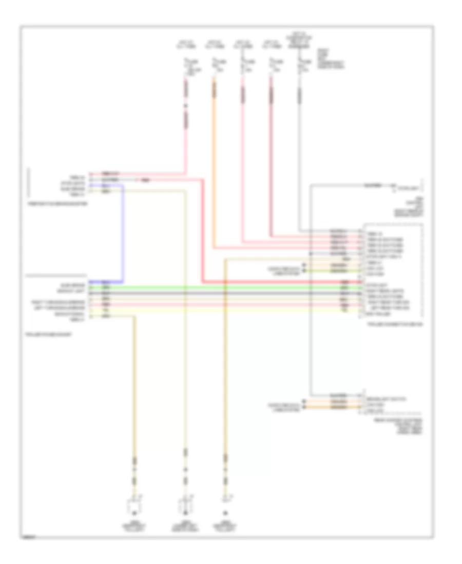 Trailer Tow Wiring Diagram for Porsche Cayenne Turbo 2008