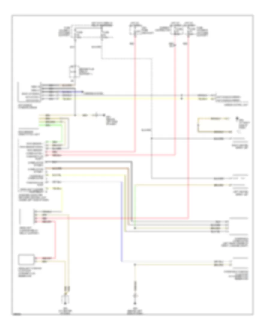 Электросхема стеклоочистителя, дворников и омывателя, С Датчик дождя для Porsche Cayman 2008
