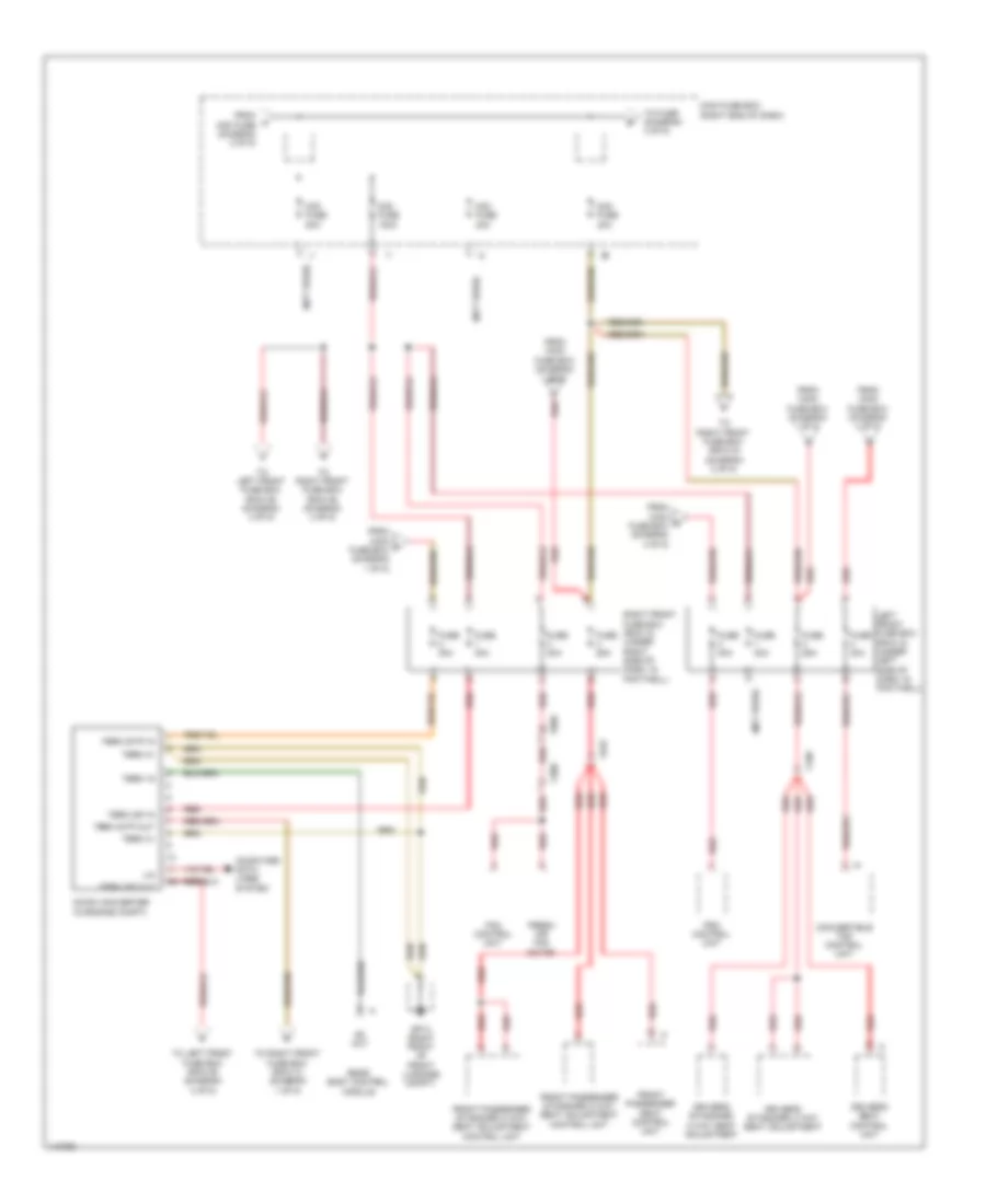 Power Distribution Wiring Diagram 2 of 5 for Porsche Boxster 2013