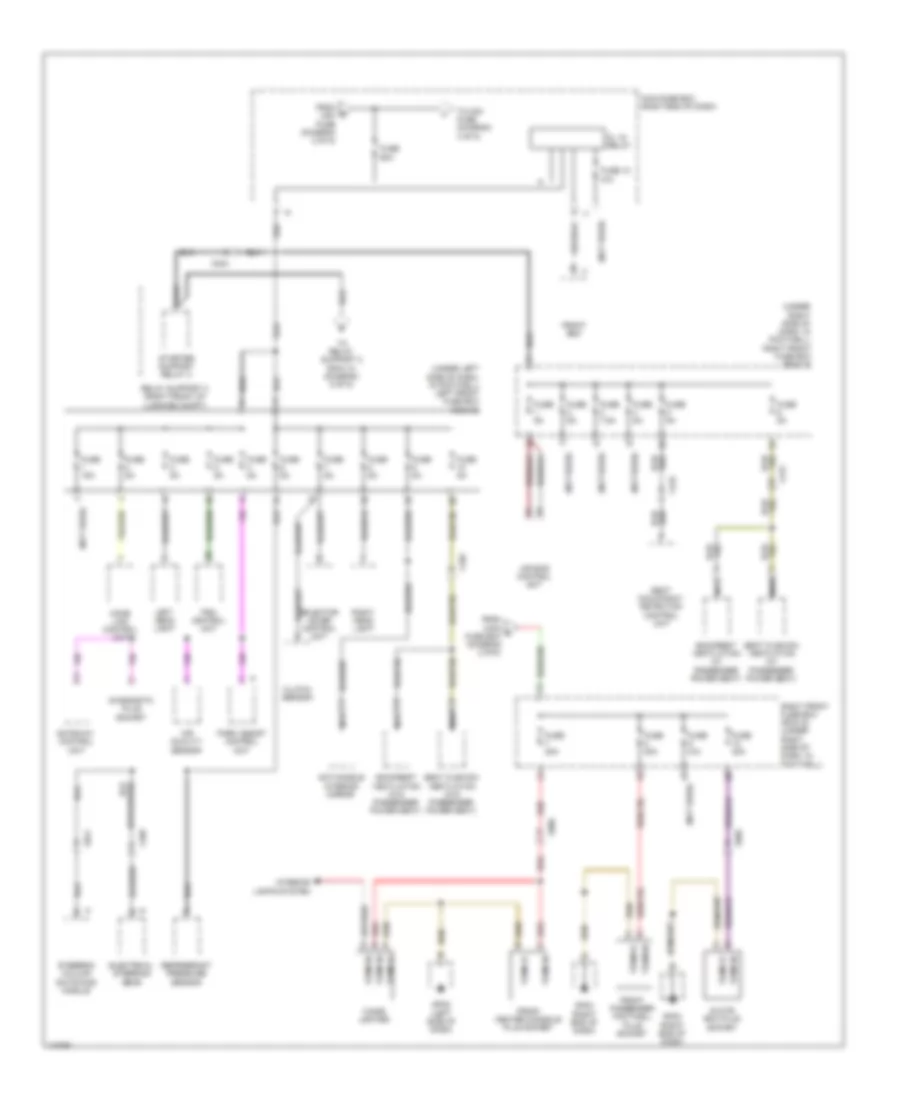 Power Distribution Wiring Diagram (3 of 5) for Porsche Boxster 2013