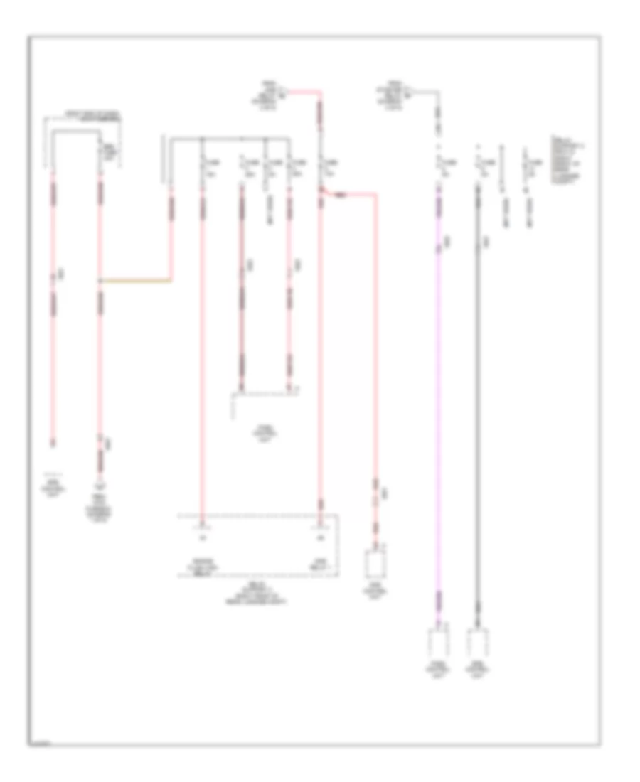 Power Distribution Wiring Diagram (5 of 5) for Porsche Boxster 2013